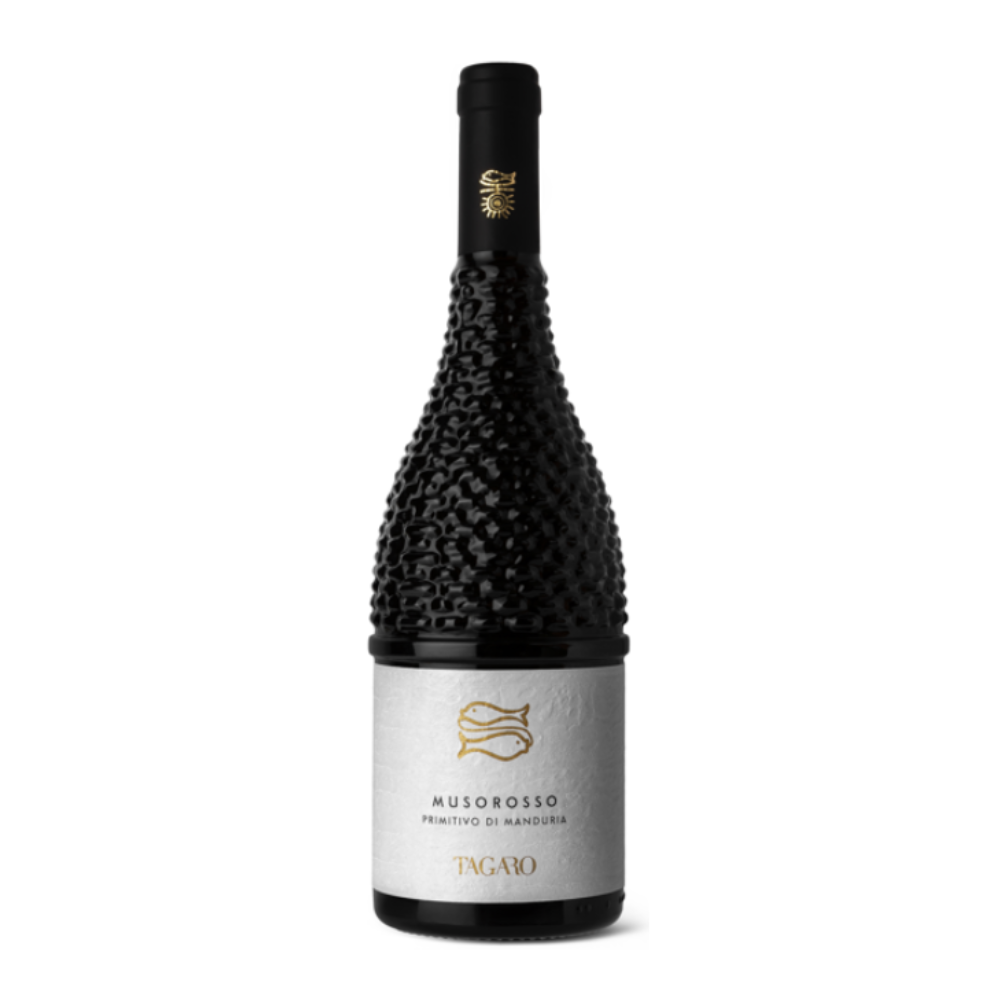 Vinho Tinto Italiano Primitivo di Manduria DOP Tagaro Muso Rosso 2023 750ml